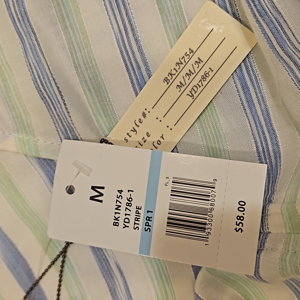 NWT - Cupio Striped Blouse - Picture 10 of 11